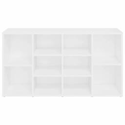 Berkfield Home Shoe Bench White 103x30x54.5 cm Engineered Wood - thumbnail 5