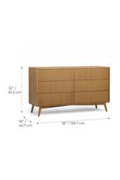 Teamson Home Tremolo Chest of Drawers 6 Drawer Bedroom Dresser in Natural - thumbnail 5