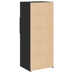 Berkfield Home Highboard Black 50x42.5x124 cm Engineered Wood - thumbnail 6