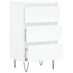Berkfield Home Sideboard White 40x35x70 cm Engineered Wood - Size: 40 x 35 x 70 cm - thumbnail 6