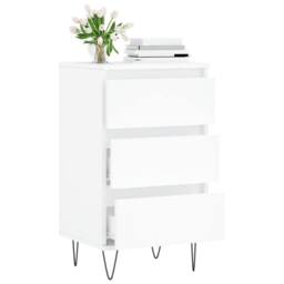 Berkfield Home Sideboard White 40x35x70 cm Engineered Wood - Size: 40 x 35 x 70 cm - thumbnail 4