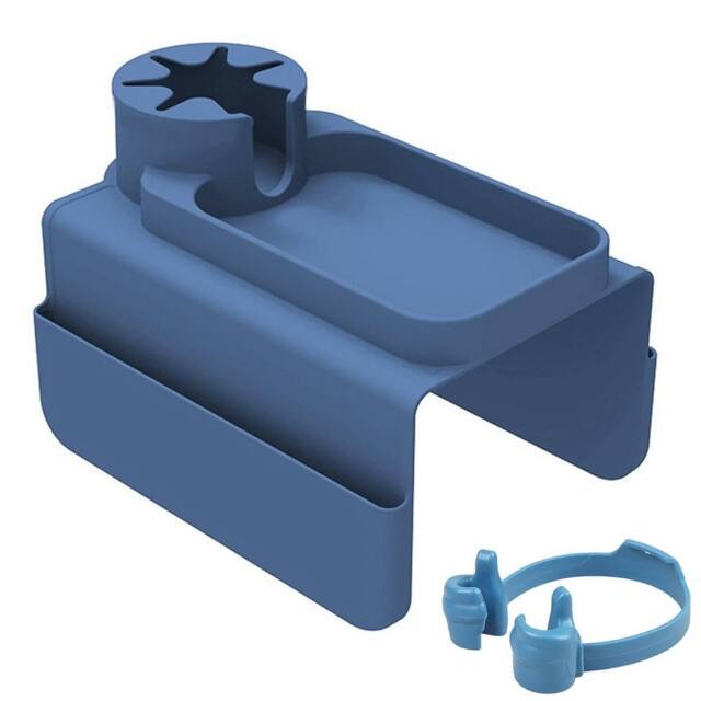 Havendro Sofa Chair Arm Rest Organiser Tray Storage Holder in Blue - image 1