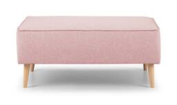 The Great Sofa Company Ailis Footstool Faro Soft Pink in Dusty Pink - thumbnail 3