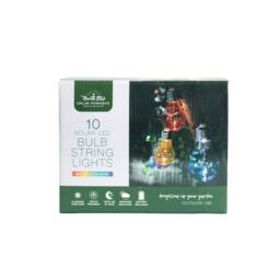 Voltico 10 Solar LED Festoon Light Bulbs - Warm White Garden Glow - thumbnail 5