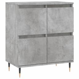 Berkfield Home Sideboard Concrete Grey 60x35x70 cm Engineered Wood - Size: 60 x 35 x 70 cm - thumbnail 3