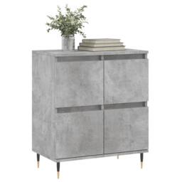 Berkfield Home Sideboard Concrete Grey 60x35x70 cm Engineered Wood - Size: 60 x 35 x 70 cm - thumbnail 1