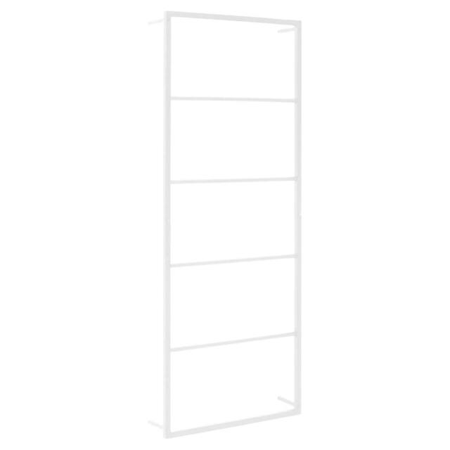 Berkfield Home Towel Rack White 45x10x115 cm Steel - Size: 45 x 10 x 115 cm - image 1