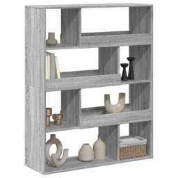 Berkfield Home Room Divider Grey Sonoma 100x33x125.5 cm Engineered Wood