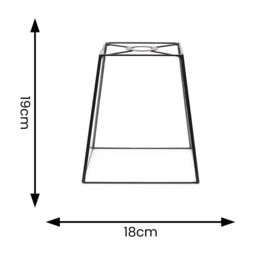 ValueLights Susie Glass Pendant Lantern Case Easy Fit Lamp Shade with LED Bulb in Black - thumbnail 7
