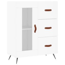 Berkfield Home Highboard White 69.5x34x180 cm Engineered Wood - thumbnail 7