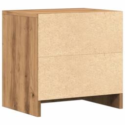 Berkfield Home Stylish Bedside Cabinet Artisian Oak 40x30x40 cm Engineered Wood in Brown - Size: 40 x 30 x 40 cm - thumbnail 7