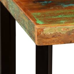 Berkfield Home Bar Table Solid Reclaimed Wood 60x60x107 cm in Brown - Size: 60 x 60 x 107 cm - thumbnail 3