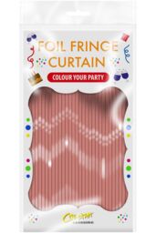 Netagon Shimmer Tinsel Curtain 2.5M x 1M Rose Gold - thumbnail 2