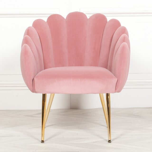 Glasstone Deco Pink Dining / Bedroom Chair - image 1