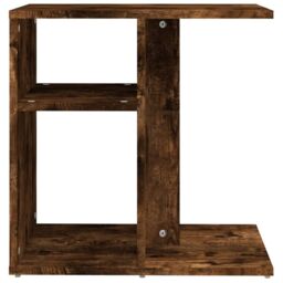 Berkfield Home Side Table Smoked Oak 50x30x50 cm Engineered Wood in Brown - Size: 50 x 30 x 50 cm - thumbnail 5