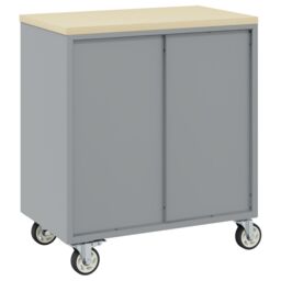 Berkfield Home Tool Cabinet with Wheels & Lockable Red 75x45x85 cm Steel - Size: 75 x 45 x 85 cm - thumbnail 5