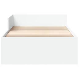 Berkfield Home Bed Frame without Mattress White 100x200 cm Engineered Wood - thumbnail 5
