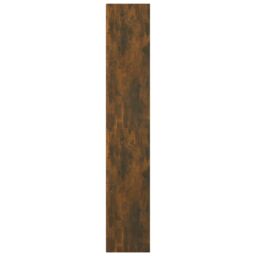 Berkfield Home Book Cabinet Smoked Oak 36x30x171 cm Engineered Wood in Brown - Size: 36 x 30 x 171 cm - thumbnail 4