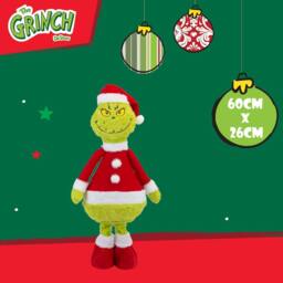 VFM e-Store Grinch Standing Christmas Decoration Festive 60cm x 26cm Green X 1 - Size: 60 cm x 26 cm - thumbnail 2