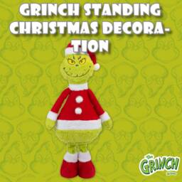 VFM e-Store Grinch Standing Christmas Decoration Festive 60cm x 26cm Green X 1 - Size: 60 cm x 26 cm - thumbnail 3