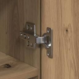 Berkfield Home Highboard Artisan Oak 80x35x180 cm Engineered Wood in Brown - Size: 80 x 35 x 180 cm - thumbnail 8