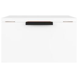 Berkfield Home Wall-mounted Bedside Cabinet White 34x30x20 cm - Size: 34 x 30 x 20 cm - thumbnail 3