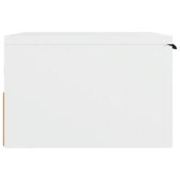 Berkfield Home Wall-mounted Bedside Cabinet White 34x30x20 cm - Size: 34 x 30 x 20 cm - thumbnail 4