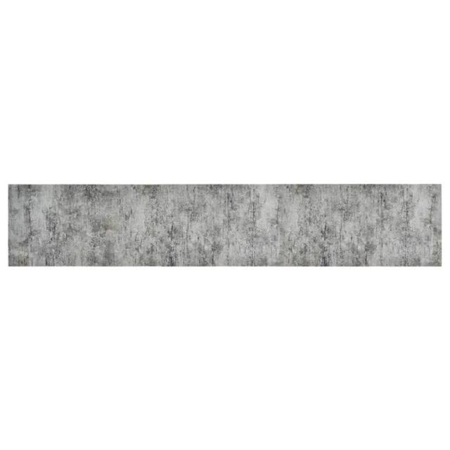 Berkfield Home Kitchen Rug Washable Beton 60x300 cm Velvet in Grey - image 1