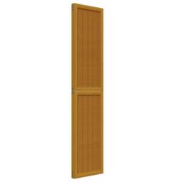 Berkfield Home Room Divider 3 Panels Brown Solid Wood Paulownia - thumbnail 5