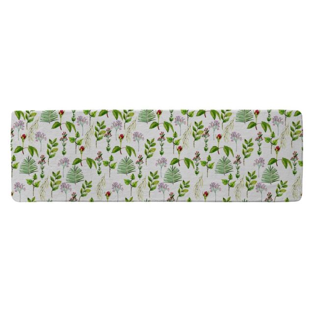 Benjamin Tate Design Selection Of Laves & Flowers Runner Rug in Natural - Size: 67 cm x 230 cm - image 1