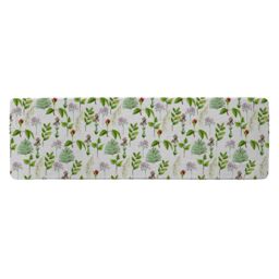 Benjamin Tate Design Selection Of Laves & Flowers Runner Rug in Natural - Size: 67 cm x 230 cm - thumbnail 1