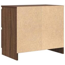 Berkfield Home TV Cabinet Brown Oak 60x35x54 cm Engineered Wood - Size: 60 x 35 x 54 cm - thumbnail 8