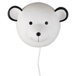 Orsina Premier Kids Kids Bear Wall Mount Night Light in White - thumbnail 1