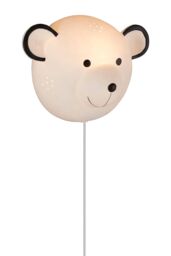 Orsina Premier Kids Kids Bear Wall Mount Night Light in White - thumbnail 3
