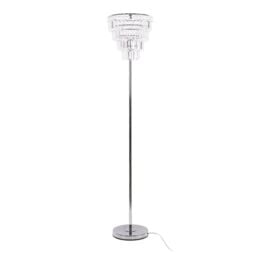 ValueLights Kelsks Chrome Floor Lamp with Jewel Droplet Lamp Shade in Silver - thumbnail 7