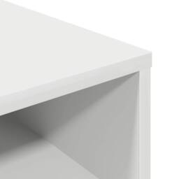 Berkfield Home Book Cabinet White 34x31x80 cm Engineered Wood - Size: 34 x 31 x 80 cm - thumbnail 7