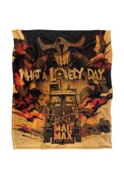 Warner Bros. Mad Max What A Lovely Day Silky Touch Super Soft Throw Blanket 152 X 127 cm in White - thumbnail 1