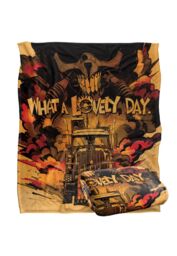 Warner Bros. Mad Max What A Lovely Day Silky Touch Super Soft Throw Blanket 152 X 127 cm in White - thumbnail 2