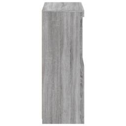 Berkfield Home Side Cabinet with LED Lights Grey Sonoma Engineered Wood - thumbnail 8