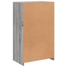Berkfield Home Side Cabinet with LED Lights Grey Sonoma Engineered Wood - thumbnail 9