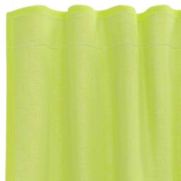 Berkfield Home Voile Curtains with Rod Pockets 2 pcs Apple Green in Bright Green - thumbnail 5