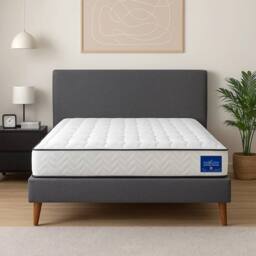 Bedzonline 4FT6 Pocket Spring Mattress - for Full Body Support, Breathable Comfort & Restful Sleep in White - Size: Double - thumbnail 7