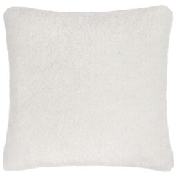 Yard Olann Faux Shearling Cushion in White - Size: 45 cm x 45 cm - thumbnail 2