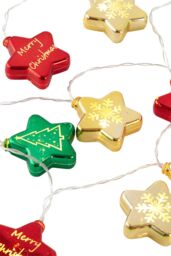 Living and Home Star String Lights Christmas Tree Decoration in Green - thumbnail 5