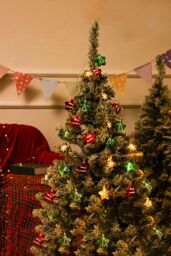 Living and Home Star String Lights Christmas Tree Decoration in Green - thumbnail 3