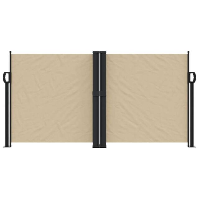 Berkfield Home Retractable Side Awning Beige 120x1200 cm - image 1