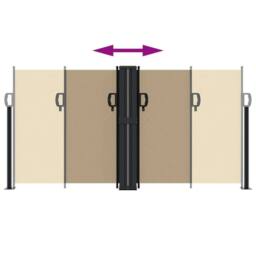 Berkfield Home Retractable Side Awning Beige 120x1200 cm - thumbnail 5