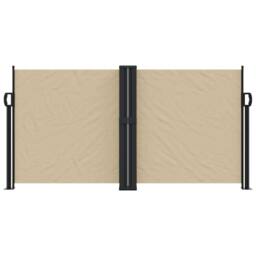 Berkfield Home Retractable Side Awning Beige 120x1200 cm - thumbnail 1