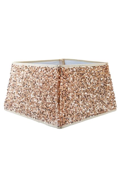 VFM e-Store Christmas Tree Skirt X 1 30. 2cm x 40. 2cm x 2. 6cm Champagne in Gold - image 1