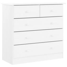 Berkfield Home Highboard ALTA White 77x35x165 cm Solid Wood Pine - Size: 77 x 35 x 165 cm - thumbnail 9